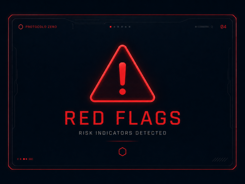 Red flags y errores — imagen